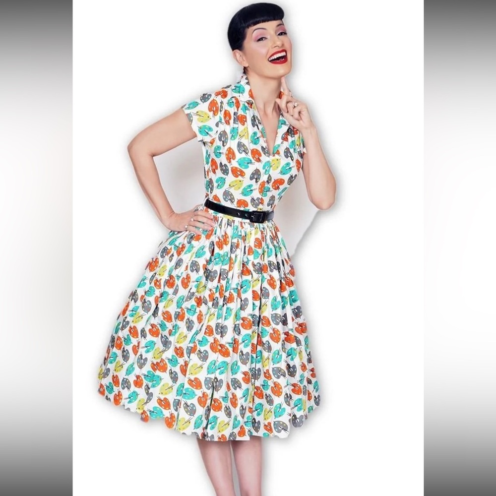 Bernie Dexter Artist Palette Dress